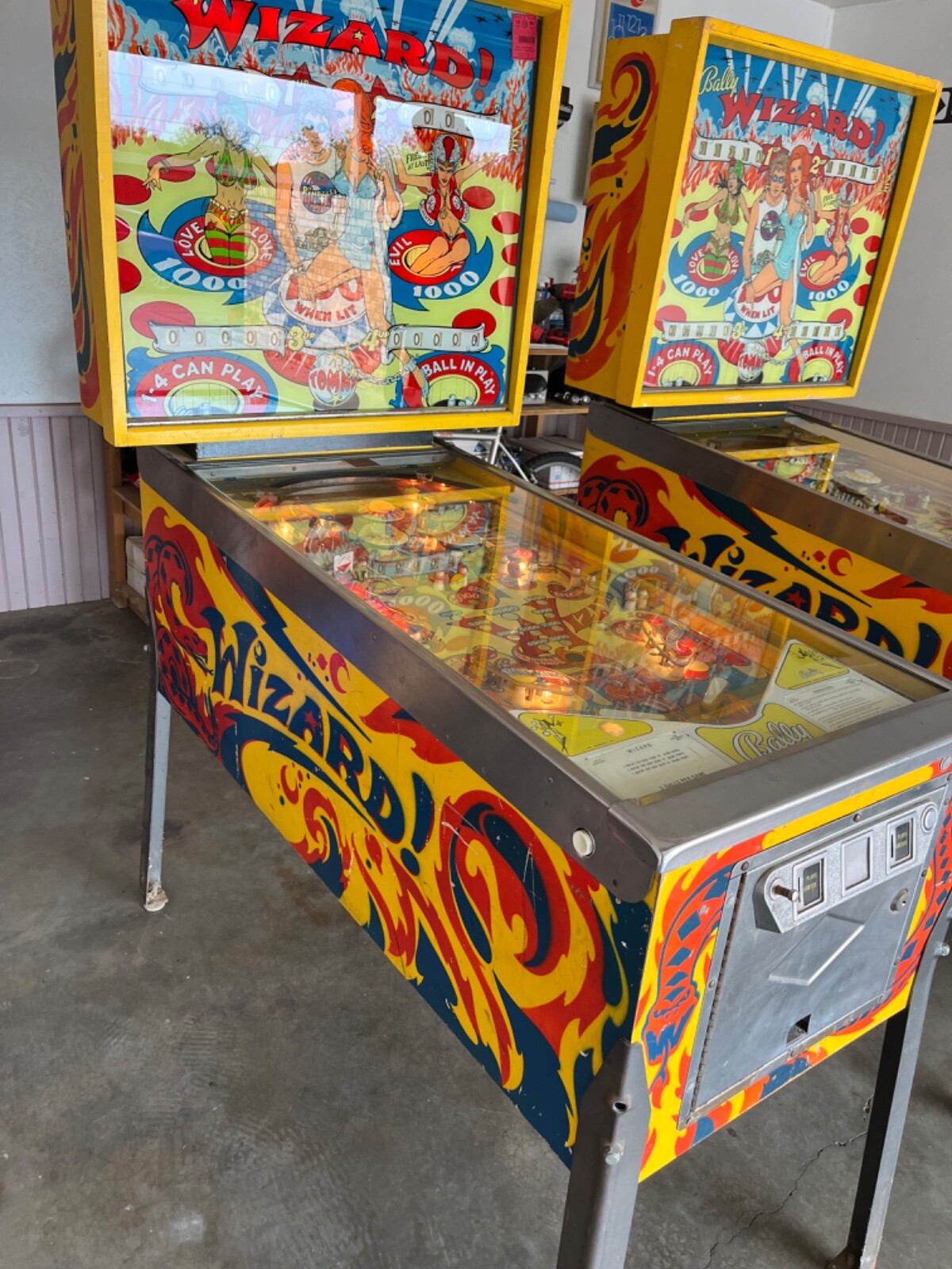 Bally Wizard pinball machine eBay