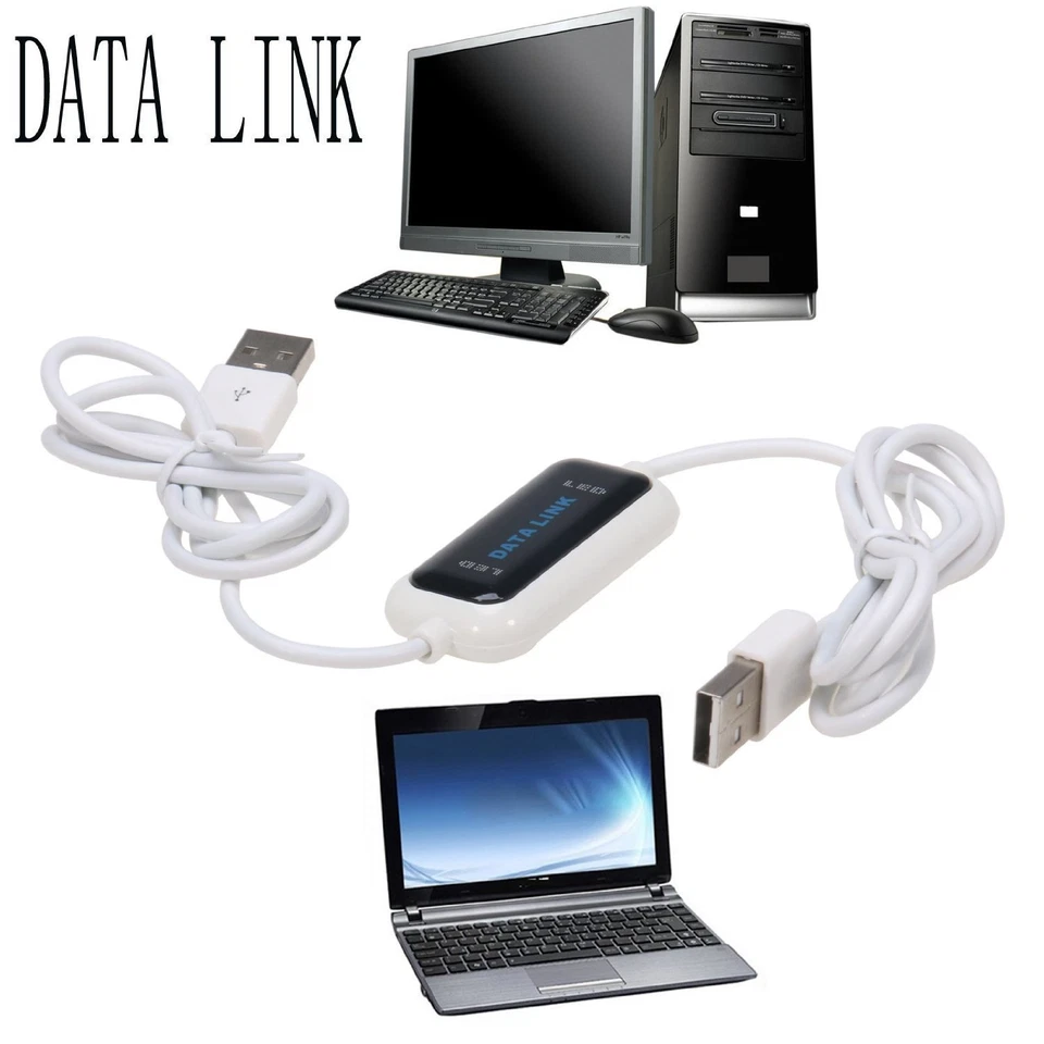 Datenkabel High-Speed USB 2.0 zu PC Linkkabel für Windows 11/10/8.1/8/7/Vista/XP - Bild 4 von 4