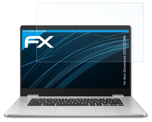 atFoliX 2x Screen Protector voor Asus Chromebook C523 C523NA duidelijk - Afbeelding 3 van 9