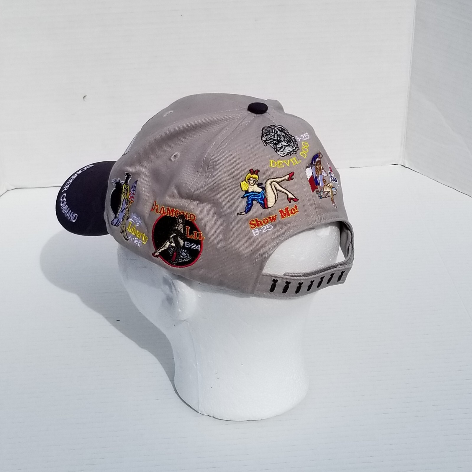 Air Force Ghost Squadron Hat Hook Loop Snapback B… - image 6