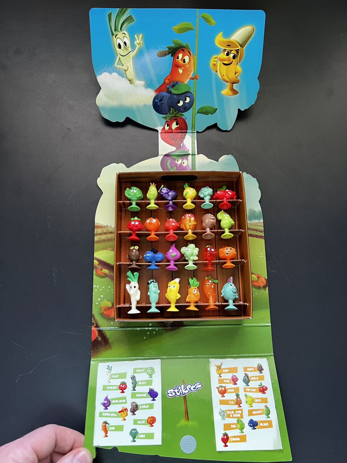 Thumbnail - Lidl Stikeez - Komplett 1a Top Obst + Gemüse Mit Sammelalbum ©2018