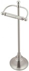 Freestanding Toilet Paper Holder Spot Resist Brushed Nickel Convenient Reach