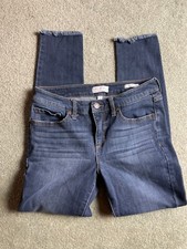 SOFIA by Sofia Vergara Jeans, Women's 2, Blue, Denim, Skinny Ankle, Raw Hem Crop