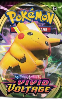 POKEMON Vivid Voltage GIGANTAMAX PIKACHU EMPTY BOOSTER NO CARD INSIDE MINT