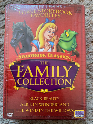 STORYBOOK CLASSICS FAMILY COLLECTION 3-DVD SET! BLACK BEAUTY, BRAND NEW Sealed