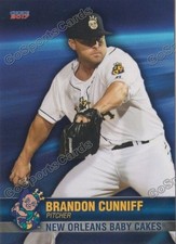 2017 New Orleans Baby Cakes Brandon Cunniff RC Rookie Miami Marlins
