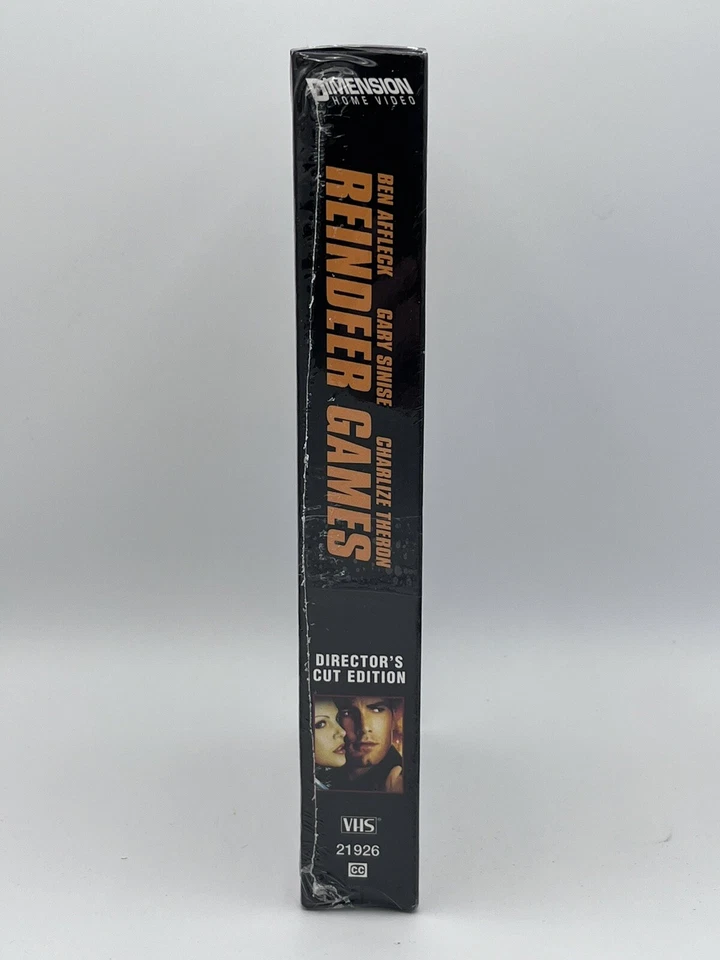 REINDEER GAMES (VHS, 2000) Directors Cut Ben Affleck Gary Sinise New Sealed Tape - Image 4 of 4