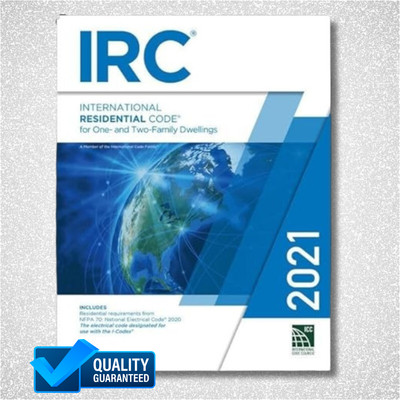 International Residential Code 2021 (IRC 2021) Best Quality With Free Shipping