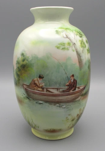 Antique Royal Bayreuth 6-3/4" Vase Blue Mark - Bavaria - Circa: 1902 - 1920's