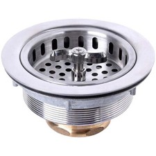 Thrifco 4400411 3-1/2  Twist Tight / Spin  Seal Kitchen Sink Strainer Assembly