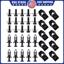 FOR HONDA BODY BOLTS & U-NUT CLIPS M6 ENGINE COVER UNDERTRAY SPLASH SHIELD 35X