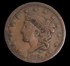 1838 1C Coronet Penny Fine Circulated *1966 Free S/H