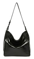 Liebeskind Berlin Chudy Paper Touch Crinkle Hobo Bag Schultertasche Black