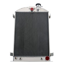 4 Row Radiator For 30-36 32 35 Ford Model-a Hot Rod Chevy V8 Engine.
