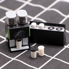 Dolls House1:12 Scale Dollhouse Miniatures Lot Drink Coffee Machine Mug Cups Set