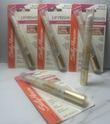 5 Sally Hansen Limited Edition Lip Prisms - White Turquoise 6613-01 Read*
