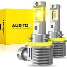 Auxito Lamp H11 H8 H9 Amber Yellow Led Fog Light Drl Bulbs Super Bright 6000lm Auxito Lamp H11 H8 H9 Amber Yellow Led Fog Light Drl Bulbs Super Bright 6000lm