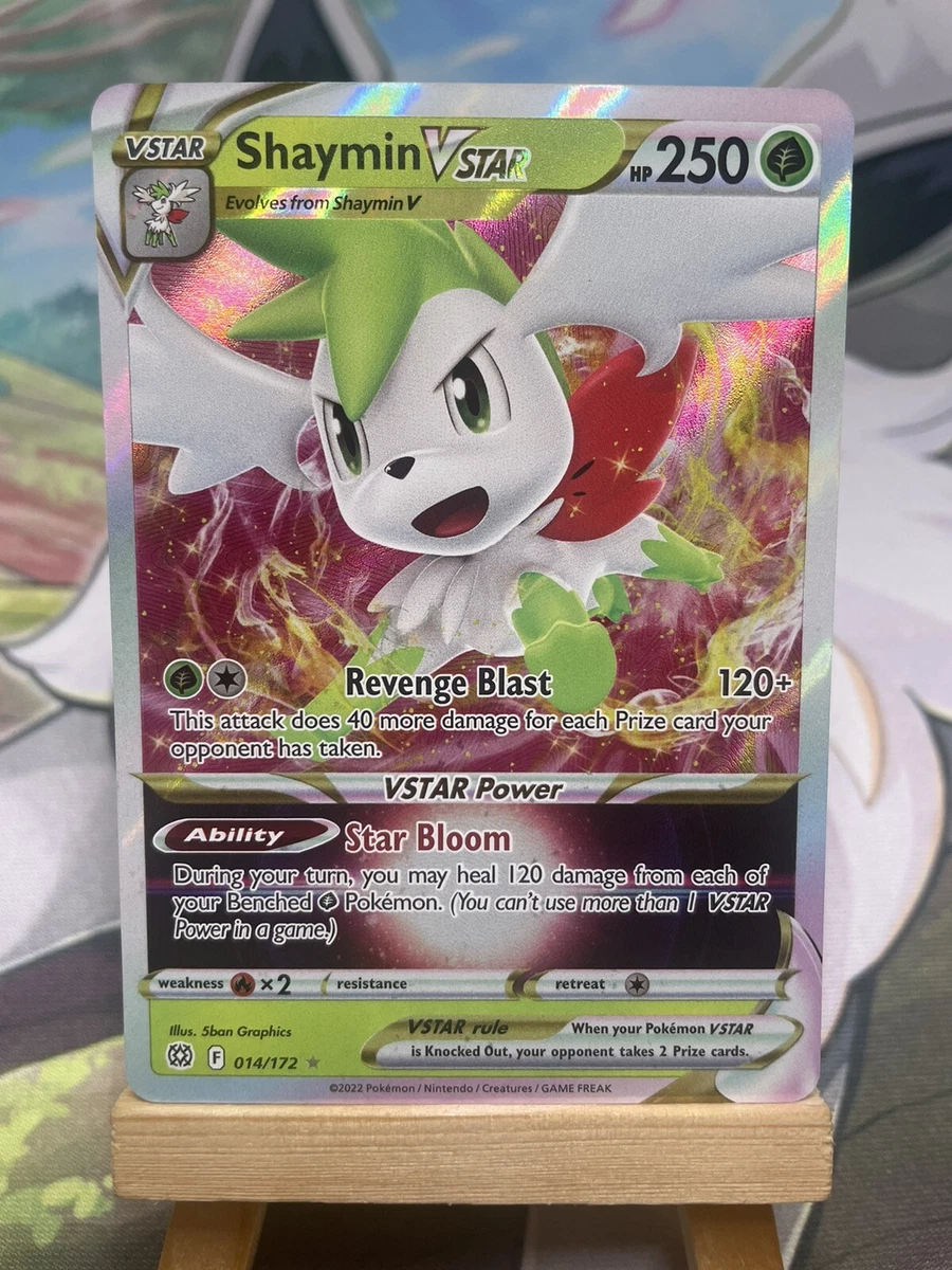 Shaymin V & VSTAR 014/172 Brilliant Stars - Ultra Rare Pokemon Card Lot