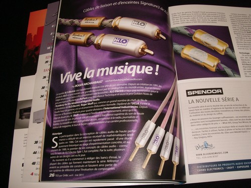 TED AUDIO VIDEO MAGAZINE<>APRIL/MAY 2011<>FRENCH QUÉBEC AUDIO MAGAZINE° - Picture 3 of 4