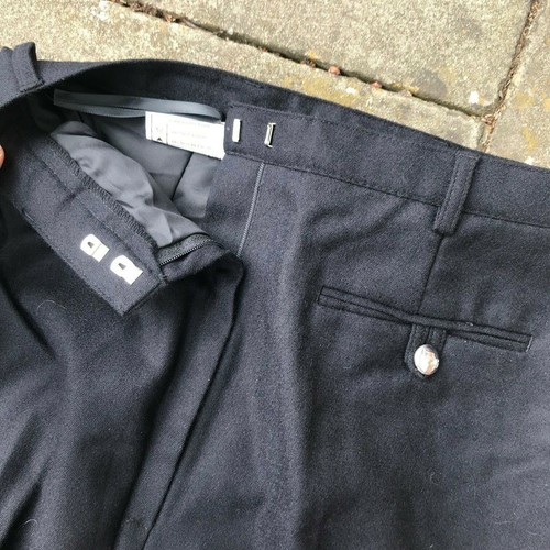 MOD Women's Trousers MDP, MGS Dark Blue Wool Blend Surplus - Picture 5 of 6