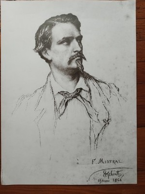 Portrait von Frederic MISTRAL Poster Poster Bilder von Avignon Druckerei Agep 