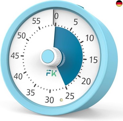 60 Minuten Visueller Timer für Kinder, Klassenzimmer, Lernen, Lehrer, Schule, 