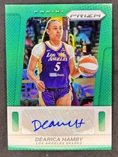 2025 Prizm WNBA GREEN AUTO DEARICA HAMBY SPARKS Autograph Signed 