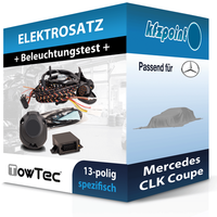 FüR Mercedes Clk Coupe 05.2002-03.2010 Towtec E-Satz 13Polig Fahrzeugspezifisch