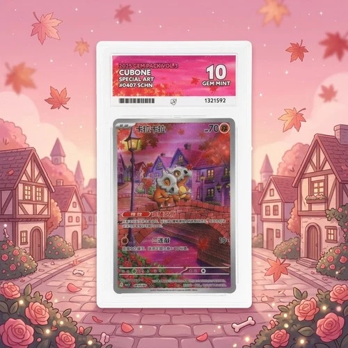 Chinese Cubone Gem Pack Vol 3 Special Art Rare 0407/07 Ace 10 Perfect Subs