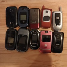 CELL PHONE LOT SAMSUNG LG MOTOROLA NOKIA Flip phones some work