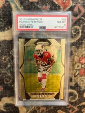 Patrick Peterson 2017 Panini Prizm GOLD VINYL /5 PSA 8 Near Mint