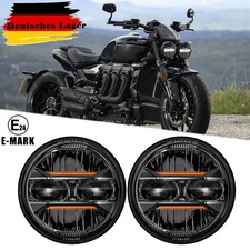 Für Triumph Speed Street Triple Rocket Paar 5.75" LED Scheinwerfer E-Zulassung