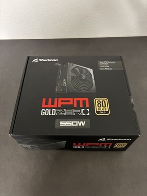 Sharkoon WPM Gold Zero 550W ATX Netzteil 80Plus Gold - teilmodular