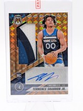 2024-25 Panini Mosaic Terrence Shannon Jr. Bronze Prizm Rookie Patch Auto /75