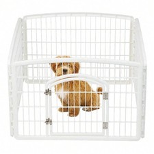 Dog Playpen 4-Panel 24 Pet Puppy Indoor Outdoor Pen 35 X Foldable Customizable