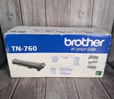 Brother Genuine TN760 High Yield Black Toner Cartridge New Sealed Original