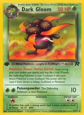Dark Gloom 36/82 Uncommon Team Rocket 1st Edition Non Holo Pokémon Card