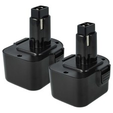 2 Batteries remplace Dewalt DE9071 DW9072 DE9074 DW9071 DE9075 DE9501 3Ah 12V