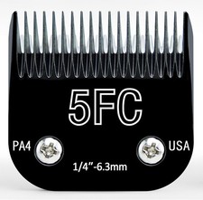 Detachable Pet Dog Grooming Clipper Steel Blades, Size-5FC, patible