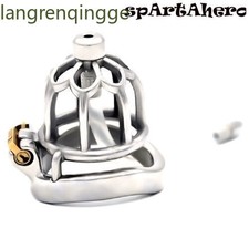2022 new Stainless Steel Male Chastity Device Belt Tube Cage Lock Restraint Ring