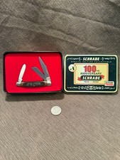 Schrade Usa 34ot Old Timer Stockman 100th Anniversary 1904-2004 Knife Tin