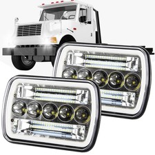 130W 800 Brightness 5x7 7x6 Headlights Compatible with 1989-2019 Internation...