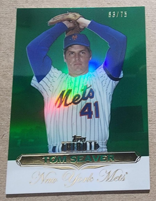 2011 Topps Tribute Green - Tom Seaver #46 (63/75)