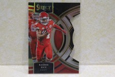2023 Panini Select Premier Level Black & Red Prizm Die-Cut Rashee Rice #132