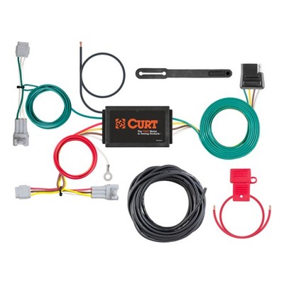 Trailer Wiring Harness Towing Lights Wiring Custom Plug & Play CURT Part # 56368