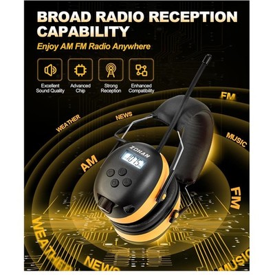 Digital Radio Ear Protection Headphones