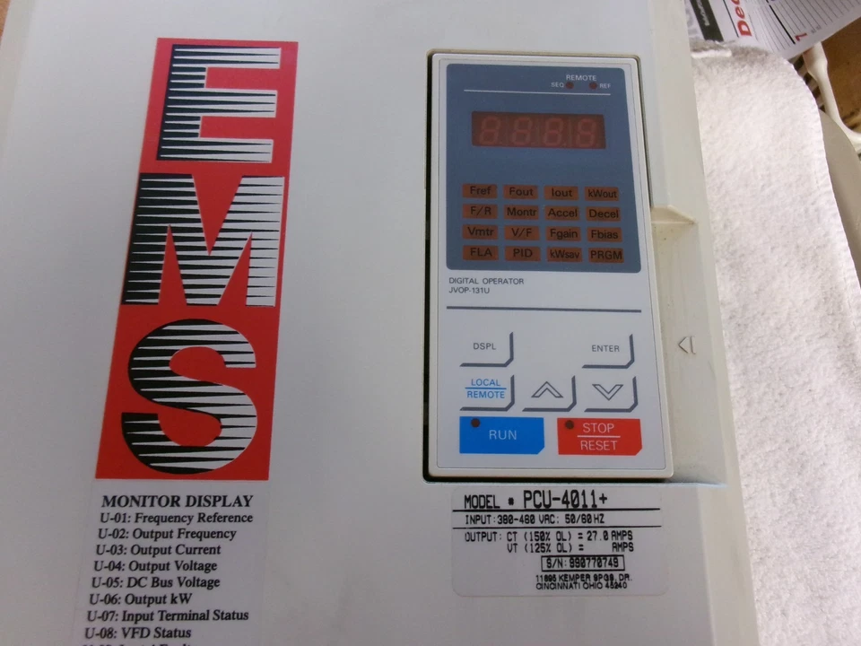 Unidad de CA EMS 380/460V CIMR-P5U4011 Foto 2 de 4