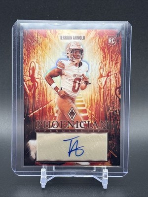 2024 Panini Phoenix Phoenician Penmanship #PRP-TAD Terrion Arnold Auto RC