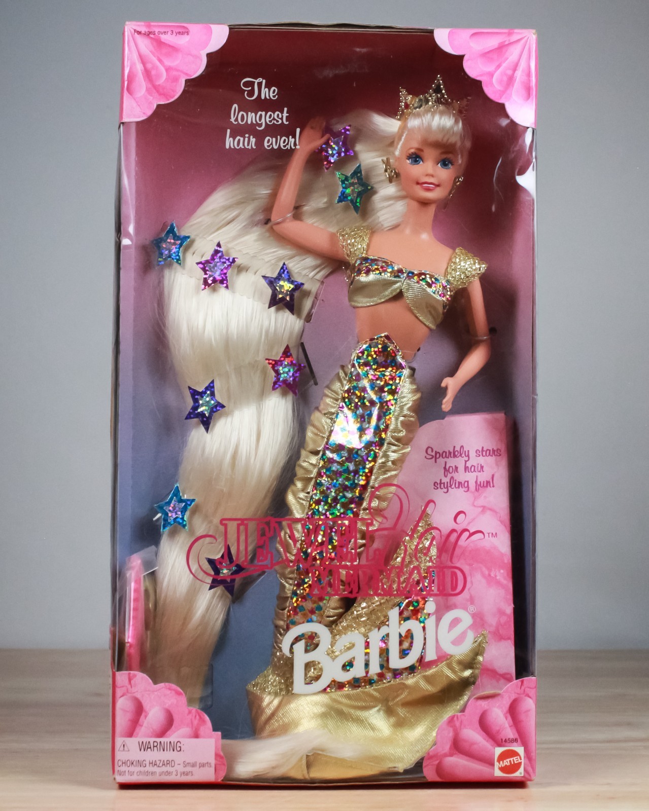 Vintage 1995 Jewel Hair Mermaid Barbie - NRFB (Longest Hair 