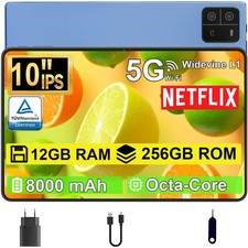 2026 Newest Tablet 12GB RAM 256GB ROM Octa-core 8000mAh 1920 1200 Dual Camera